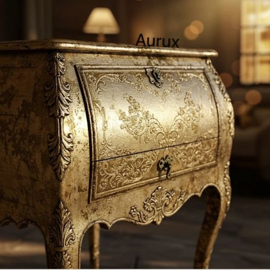 Custom Antique Gold Furniture