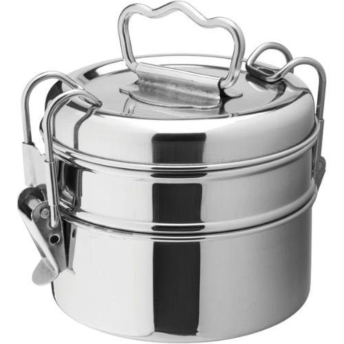 2 Container Stainless Steel Clip Tiffin Box