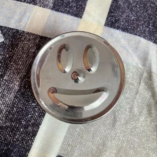 Stainless Steel Smiley Dabbi