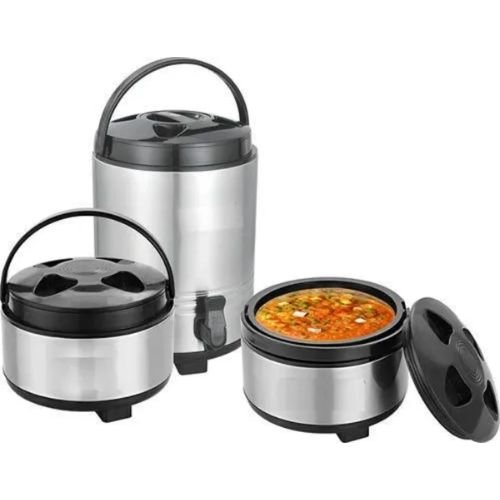 1 Liter Stainless Steel Insulated Hot N Cold Casserole