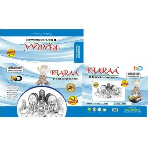 Pack of 48 piece Stainless Steel Dinner Set.