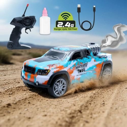 Off Road Chase Colorful Light Cars