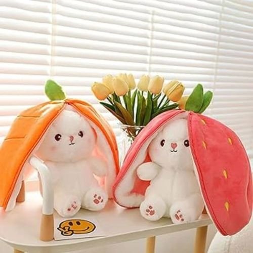 Rabbit Pouch Soft Toys