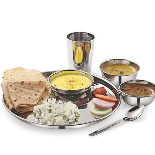 5 Piece Stainless Steel Dinner Set