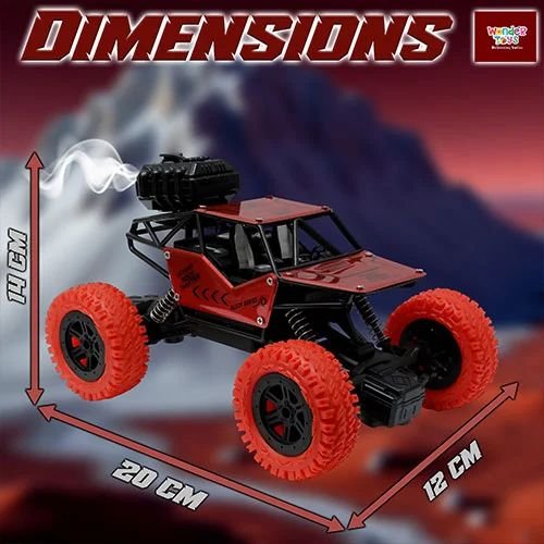 Rock Master Car Red With Spray