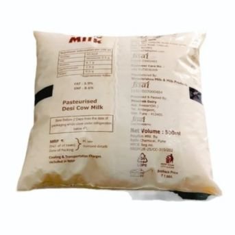 500ml Fullcream Desi Cow Milk