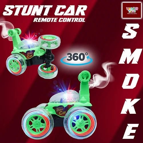Smoke Spray Stunt Car Green