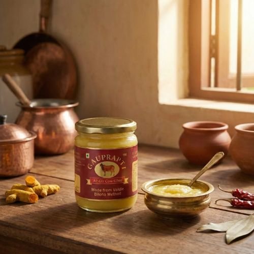 Pure A2 Gir Cow Ghee (500 ml)