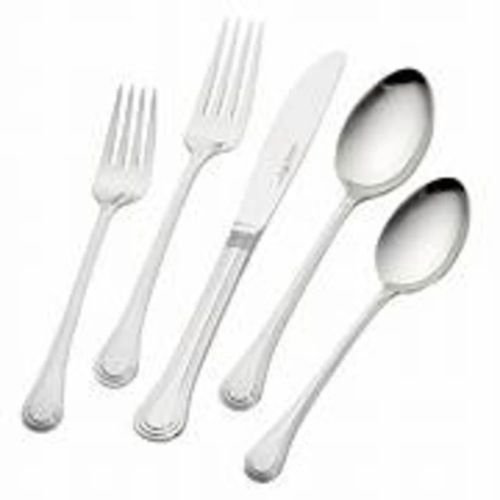 Polished Stainless Steel Dinner Set