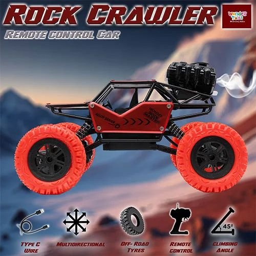 Rock Master Car Red With Spray