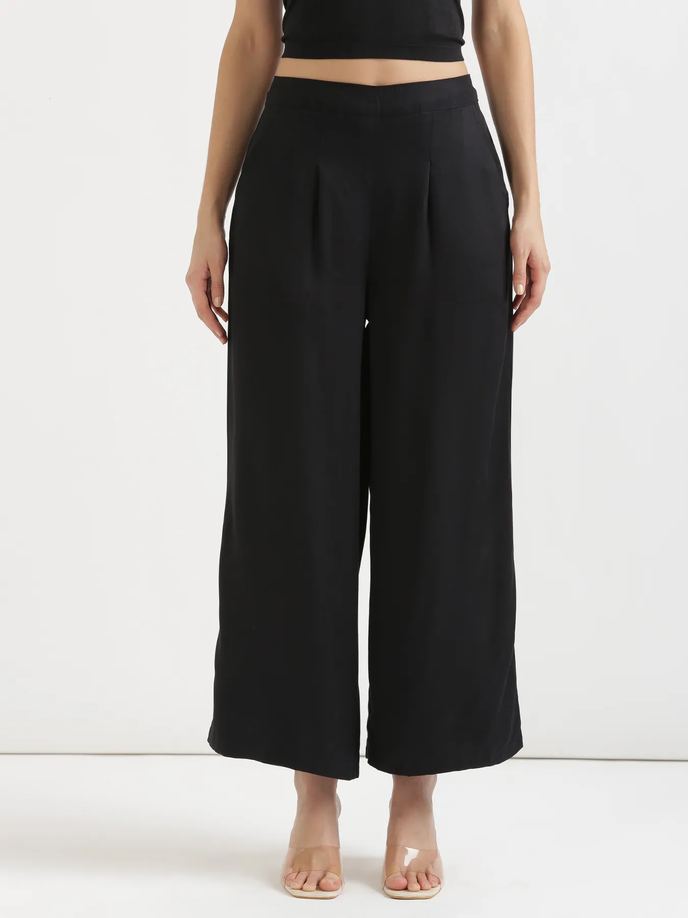 cotton plazo pants