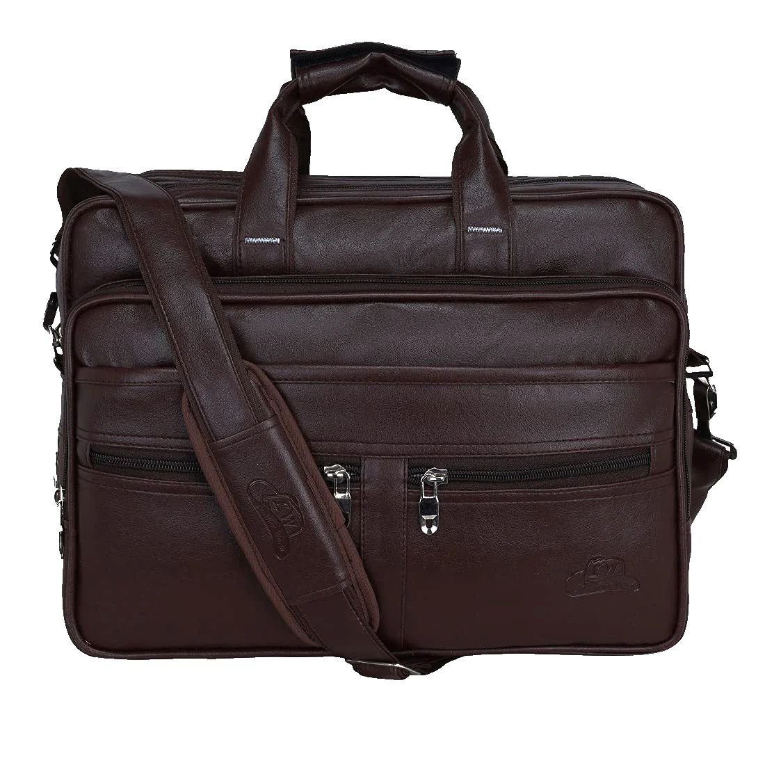 Unisex  Pu Leather Office Laptop Bag