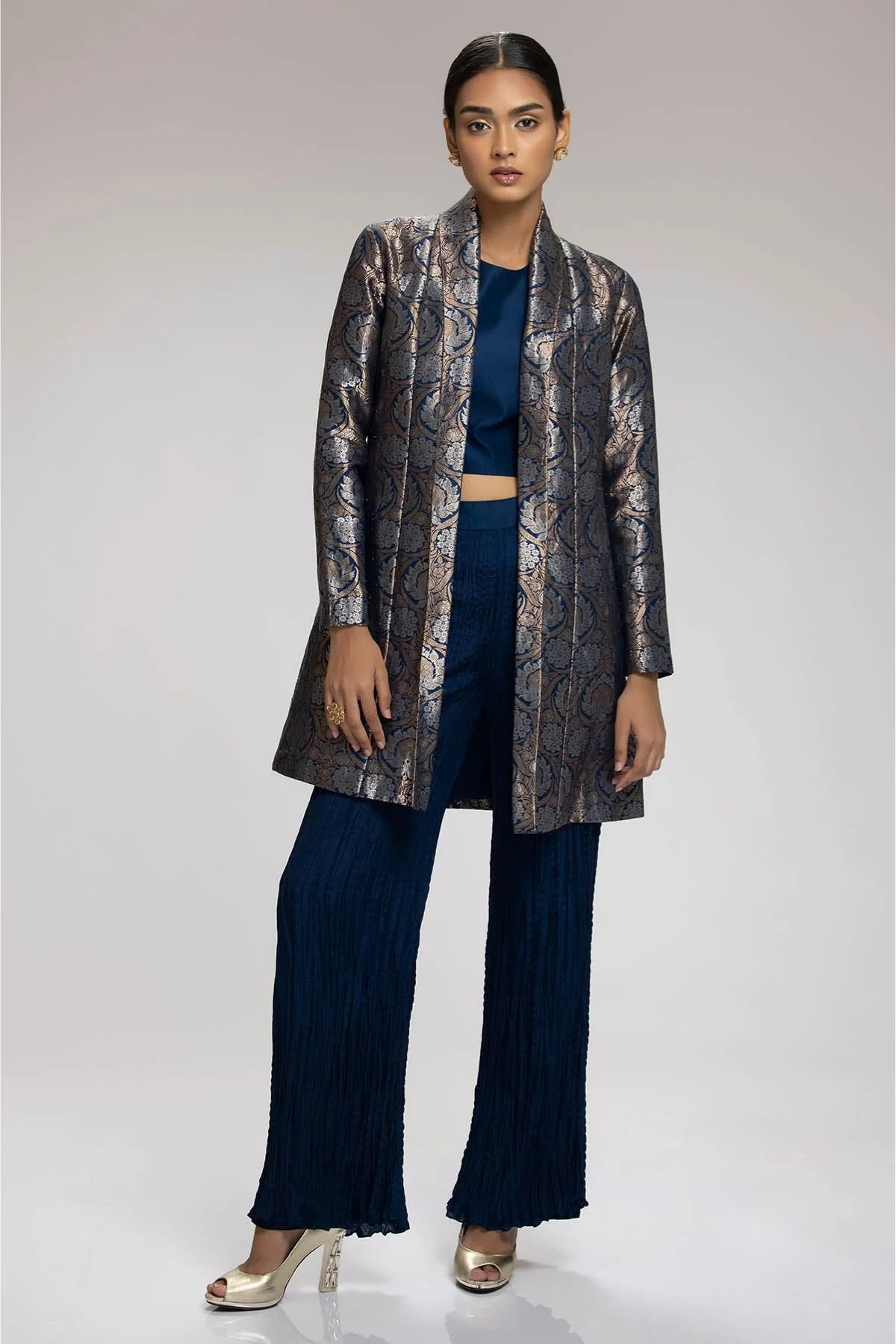 Banarasi Brocade Blazer Jacket