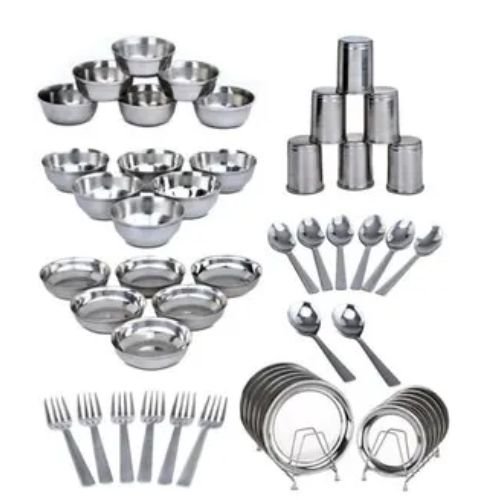 Pack Of 50 Stainless Steel Dinner Set