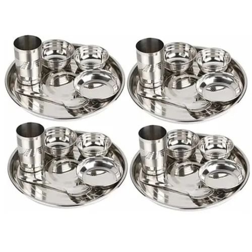 24 Piece Stainless Steel Dinner Set