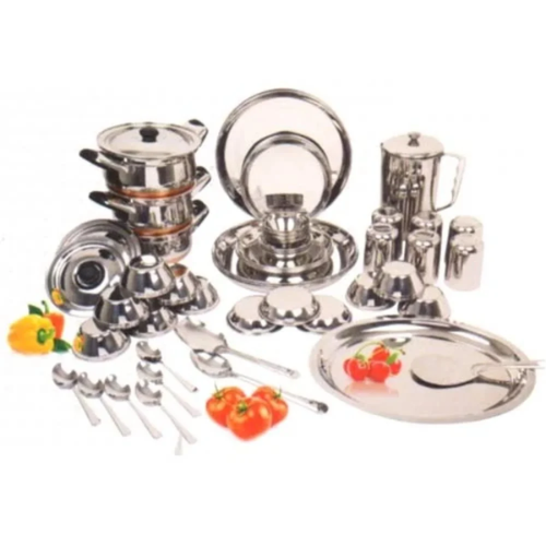 51 Piece Stainless Steel Dinner Set