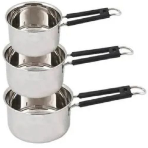 SS Sauce Pan with Sandwich Bottom (Size 11 to 14)