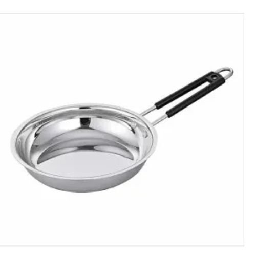 Stainless Steel Heavy 22 Gauge Fry Pan With Sandwich Bottom