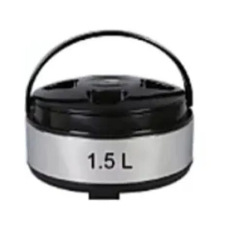 Pack Of 1500ml Stainless Steel Insulated Hot N Cold Casserole