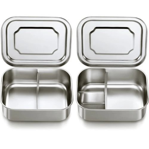 2 Container Steel Lunch Box