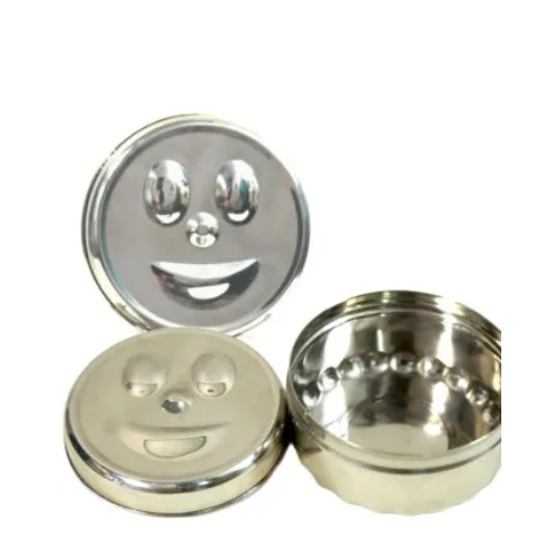 Stainless Steel Smiley Dabbi