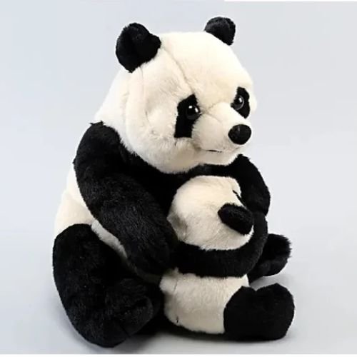 Mother Panda Baby Stuffed Toy Set