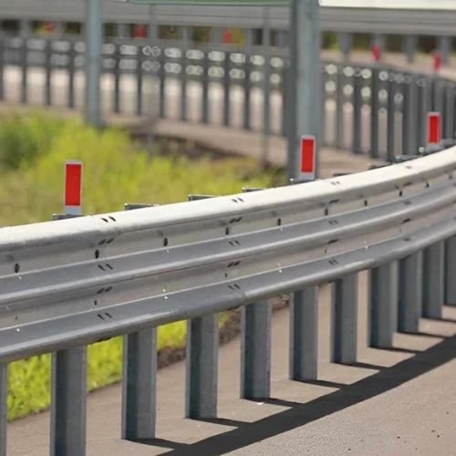 W Beam Crash Barrier