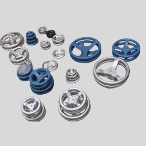 Silver Aluminium Hand Wheel