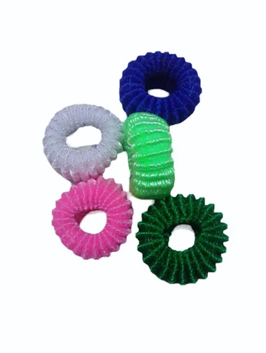 Silk Multicolor Hair Rubber Band