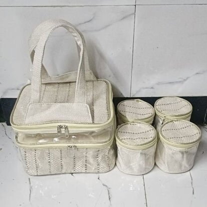 Jute Pooja bag 4pic dubba