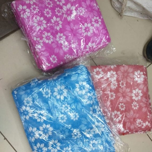 Net printed sharee cover 6inch hight